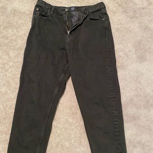 GAP Black Mom Jeans